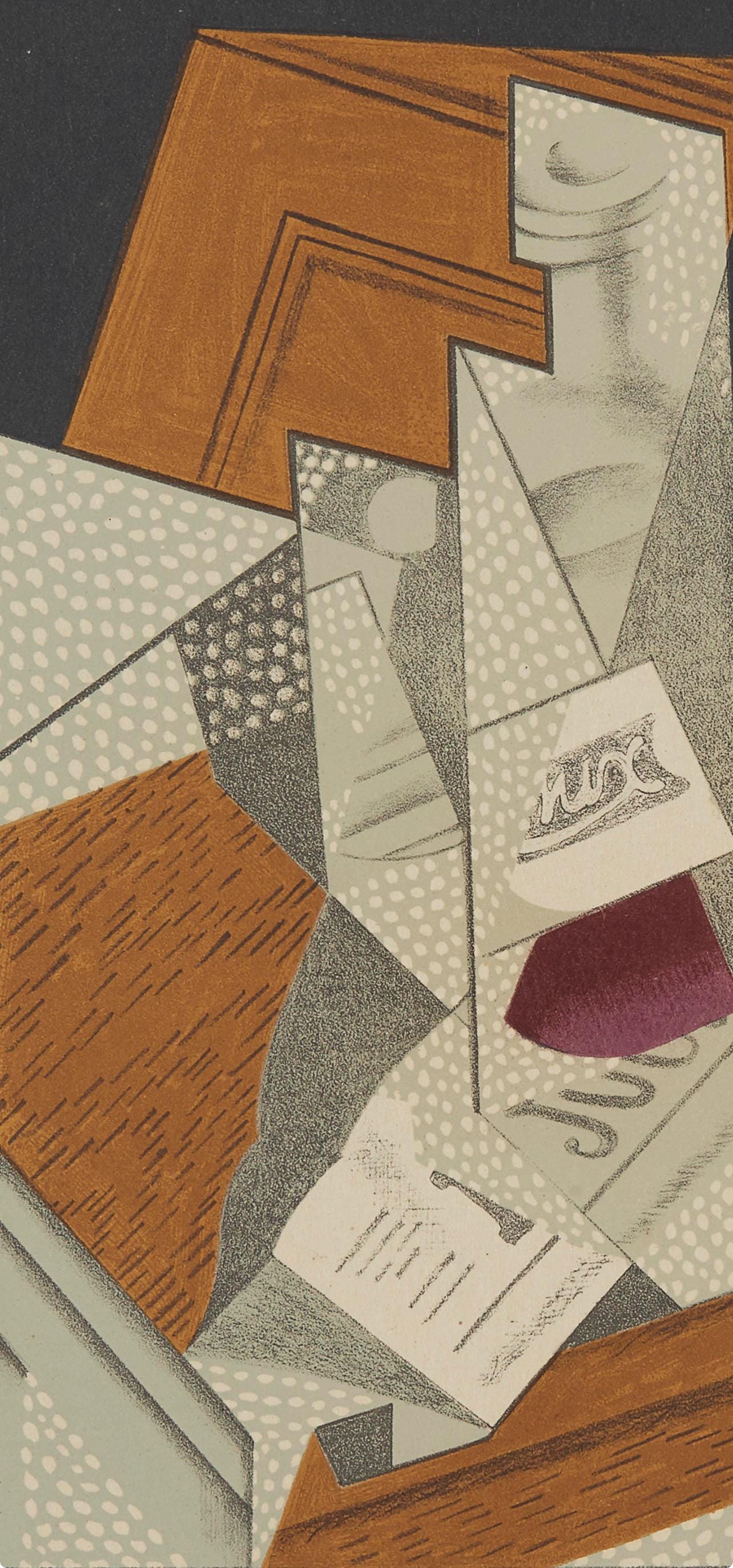 Juan Gris, Bouteille (Kahnweiler 1969), Au Soleil Du Plafond, Lithograph