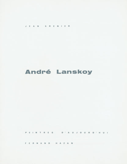 Andr Lanskoy, Composition, Andr Lanskoy, Peintres D'Aujourd'Hui, Lithograph