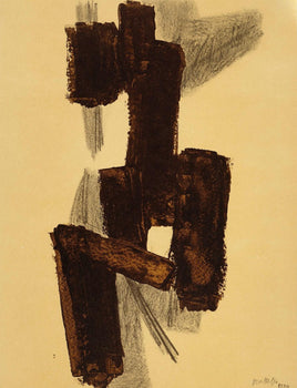 Pierre Soulages, Composition, Pierre Soulages, Peintres D'Aujourd'Hui, Lithograph