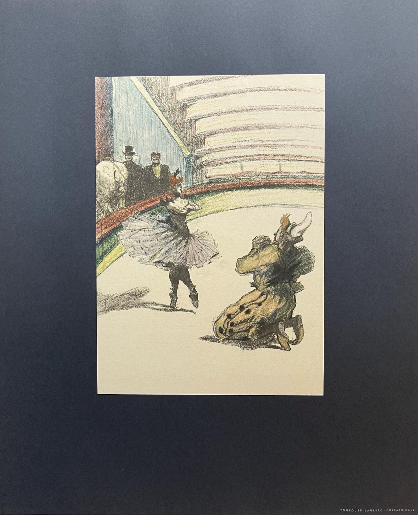 Henri De Toulouse-Lautrec, Curtain Call, Henri De Toulouse-Lautrec, At The Circus, Lithograph