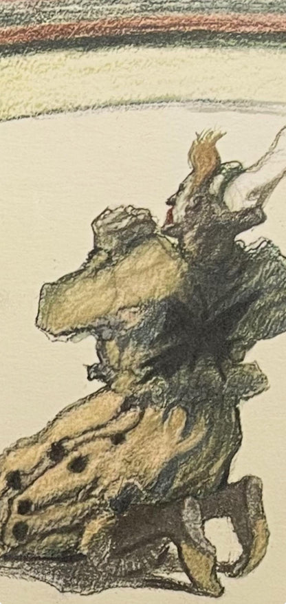 Henri De Toulouse-Lautrec, Curtain Call, Henri De Toulouse-Lautrec, At The Circus, Lithograph