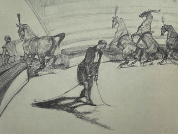 Henri De Toulouse-Lautrec, Performing Horses, Henri De Toulouse-Lautrec, At The Circus, Lithograph