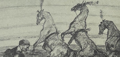 Henri De Toulouse-Lautrec, Performing Horses, Henri De Toulouse-Lautrec, At The Circus, Lithograph