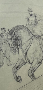 Henri De Toulouse-Lautrec, Bareback Rider, Henri De Toulouse-Lautrec, At The Circus, Lithograph
