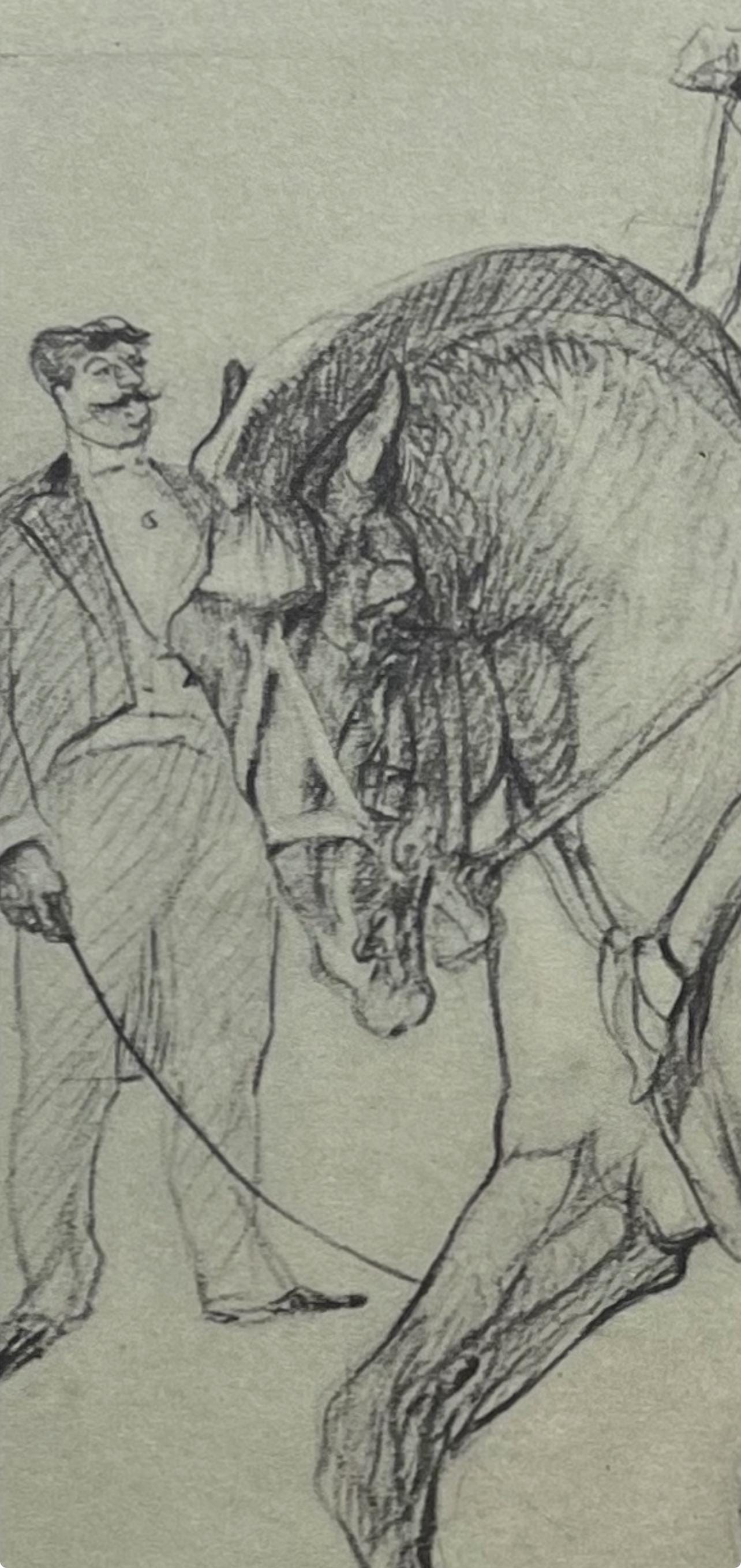Henri De Toulouse-Lautrec, Bareback Rider, Henri De Toulouse-Lautrec, At The Circus, Lithograph