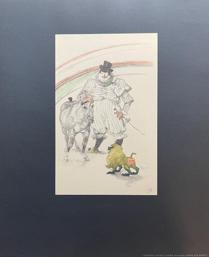 Henri De Toulouse-Lautrec, Clown Training A Horse And Monkey, Henri De Toulouse-Lautrec, At The