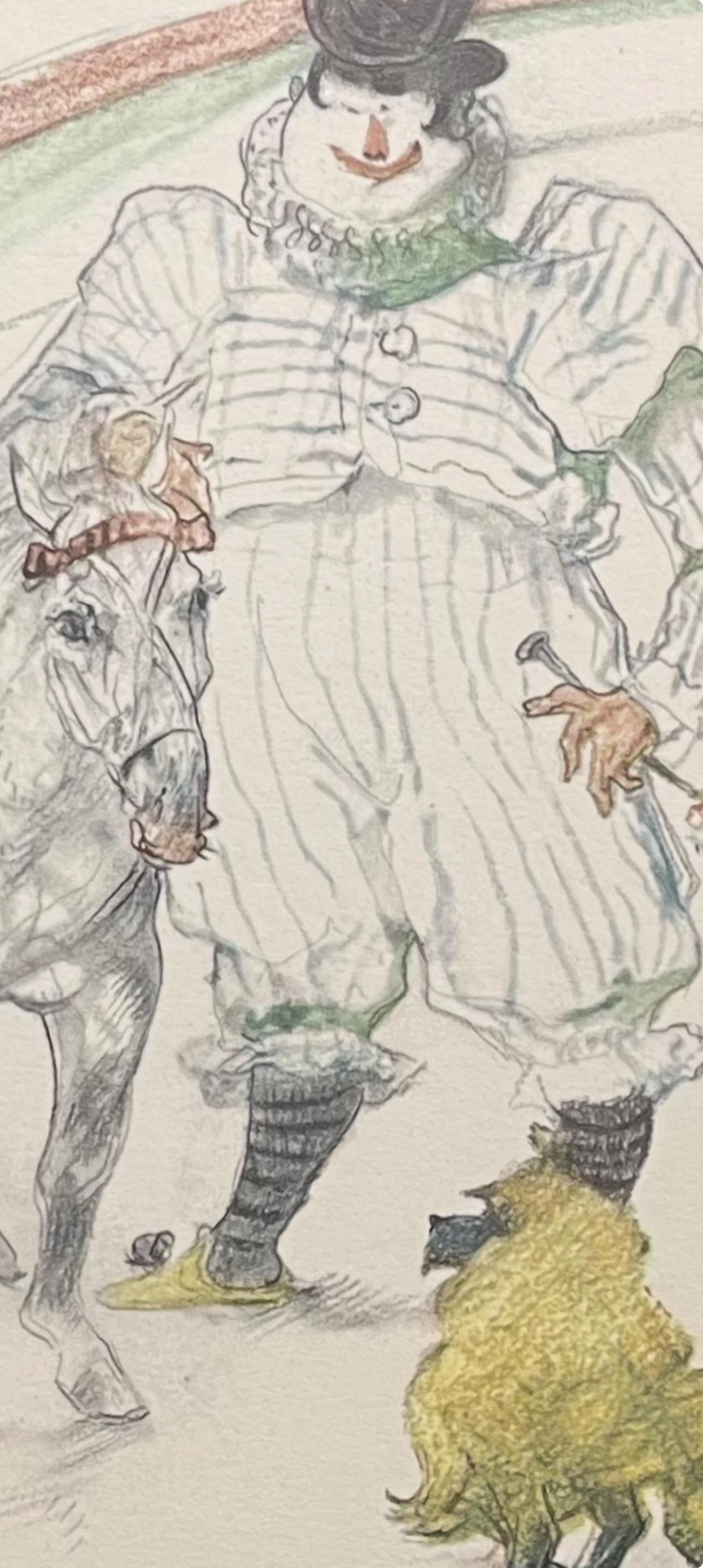 Henri De Toulouse-Lautrec, Clown Training A Horse And Monkey, Henri De Toulouse-Lautrec, At The