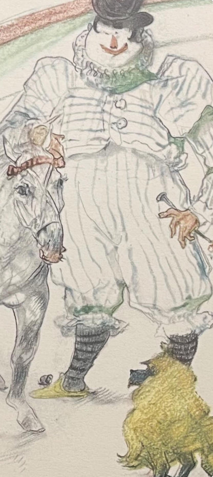 Henri De Toulouse-Lautrec, Clown Training A Horse And Monkey, Henri De Toulouse-Lautrec, At The