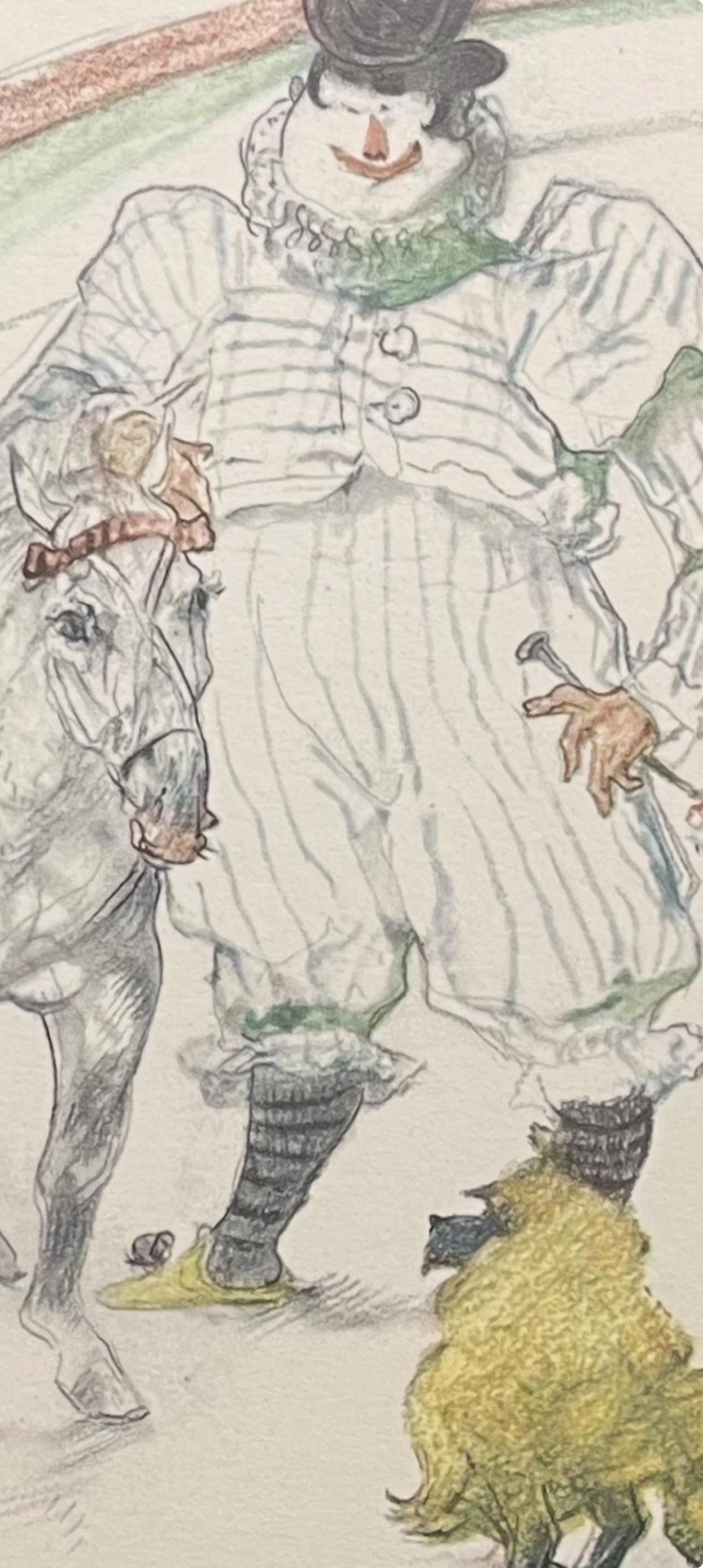 Henri De Toulouse-Lautrec, Clown Training A Horse And Monkey, Henri De Toulouse-Lautrec, At The