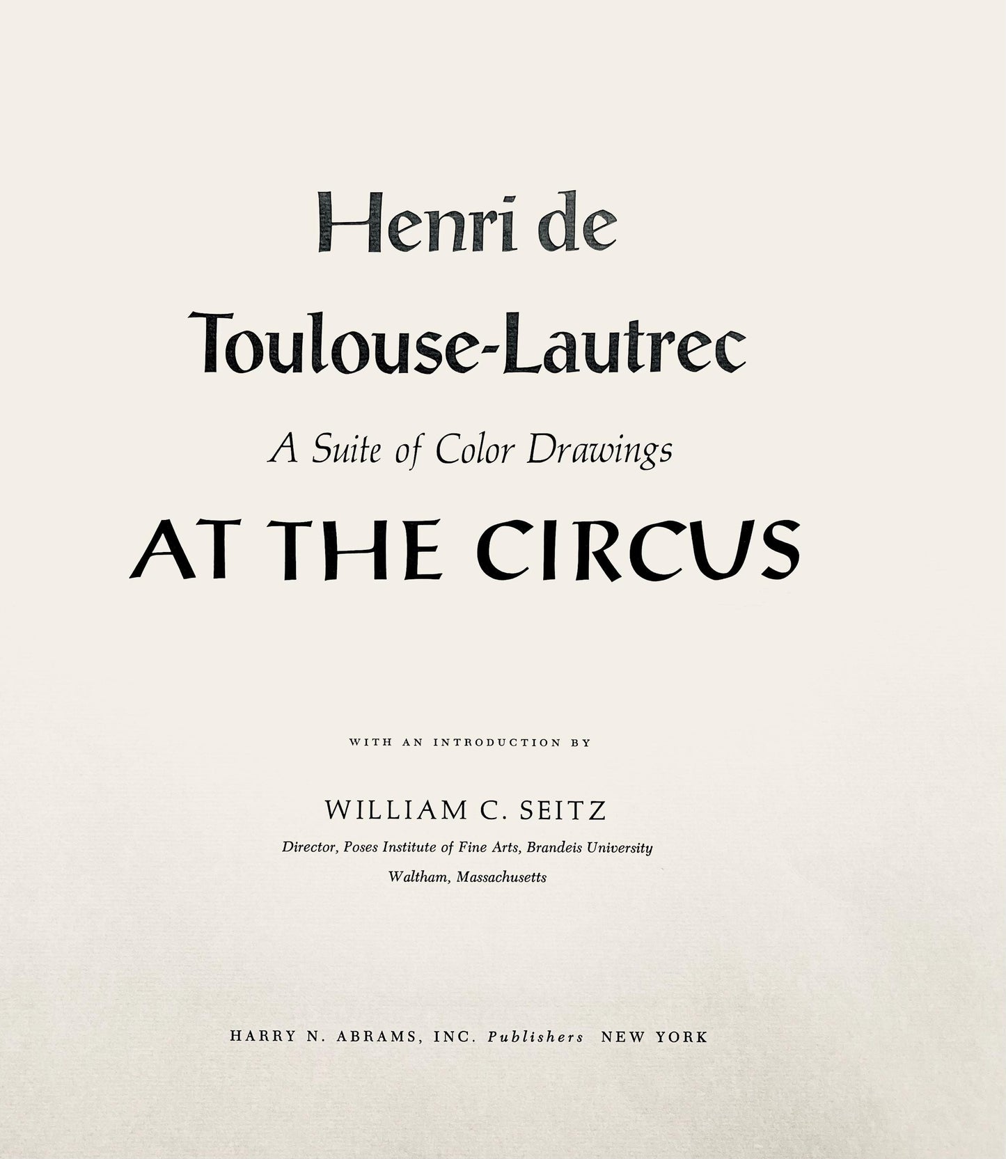 Henri De Toulouse-Lautrec, Clown Training A Horse And Monkey, Henri De Toulouse-Lautrec, At The