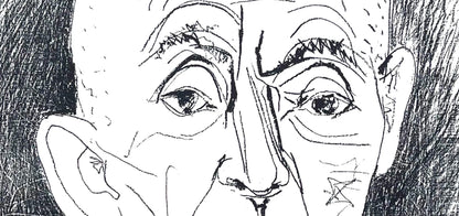 Pablo Picasso, Composition, Picasso Lithographs Since 1945, Cincinnati Art Museum, Lithograph