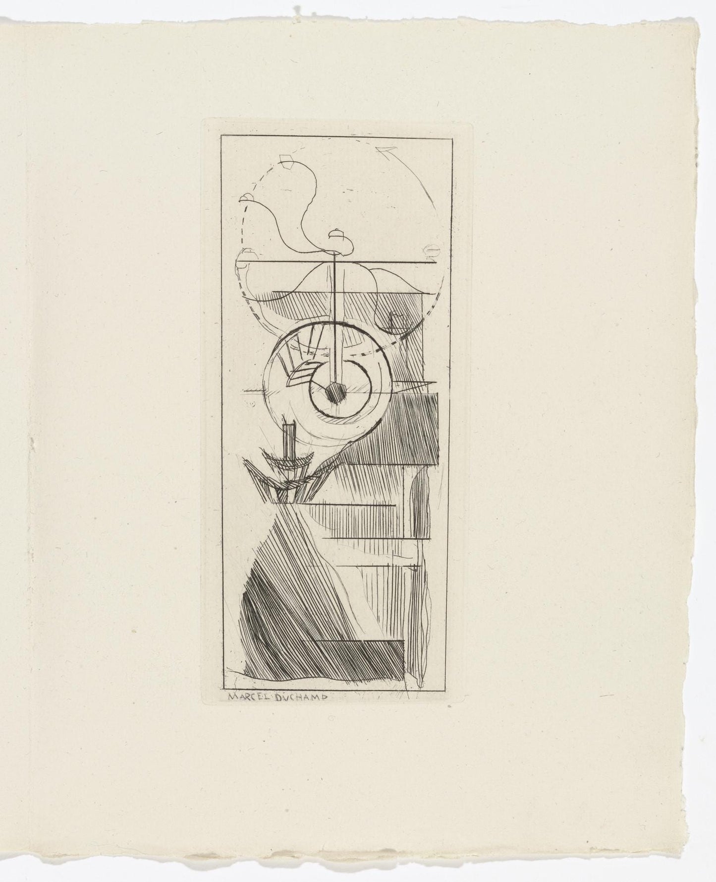 Marcel Duchamp, Composition, Du Cubisme, Etching
