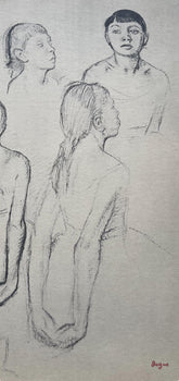 Edgar Degas, Four Sketches Of A Small Dancer, Ten Ballet Sketches, Lithograph