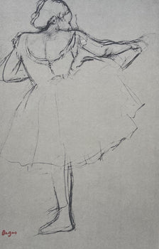 Edgar Degas, Dancer At The Bar, Ten Ballet Sketches, Lithograph