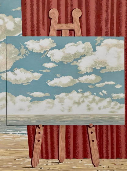 Ren Magritte, La Belle Captive, Les Enfants Trouvs De Magritte, Lithograph