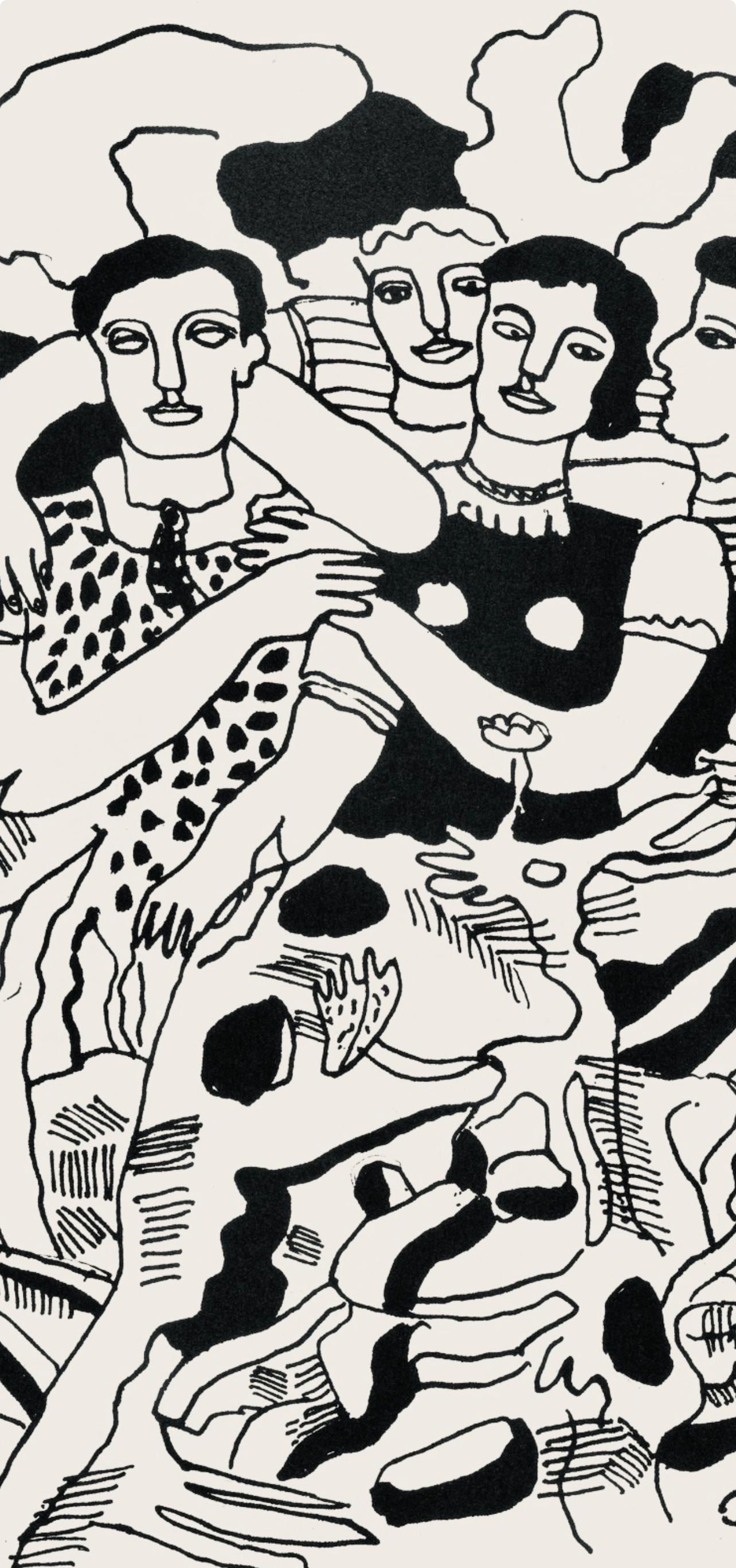 Fernand Lger, Composition, Cirque, Lithographies Originales, Lithograph