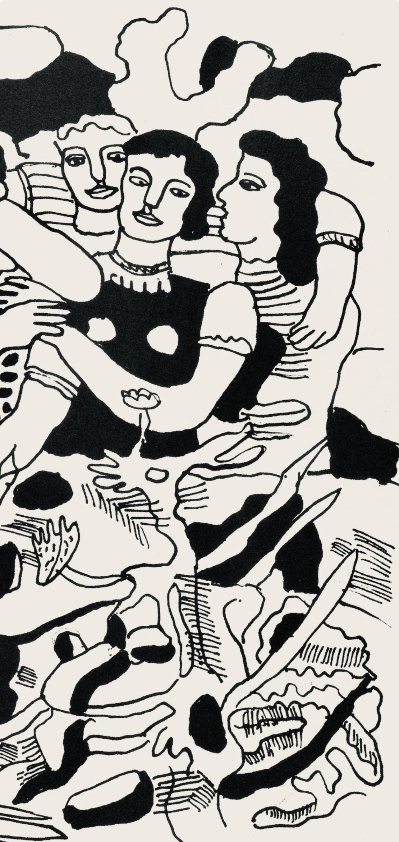 Fernand Lger, Composition, Cirque, Lithographies Originales, Lithograph