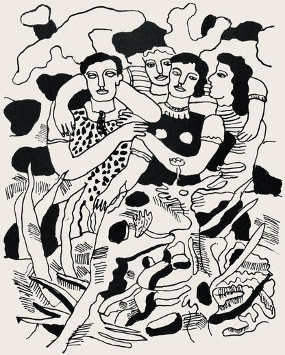 Fernand Lger, Composition, Cirque, Lithographies Originales, Lithograph