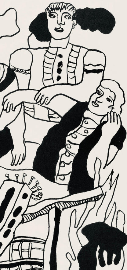 Fernand Lger, Composition, Cirque, Lithographies Originales, Lithograph