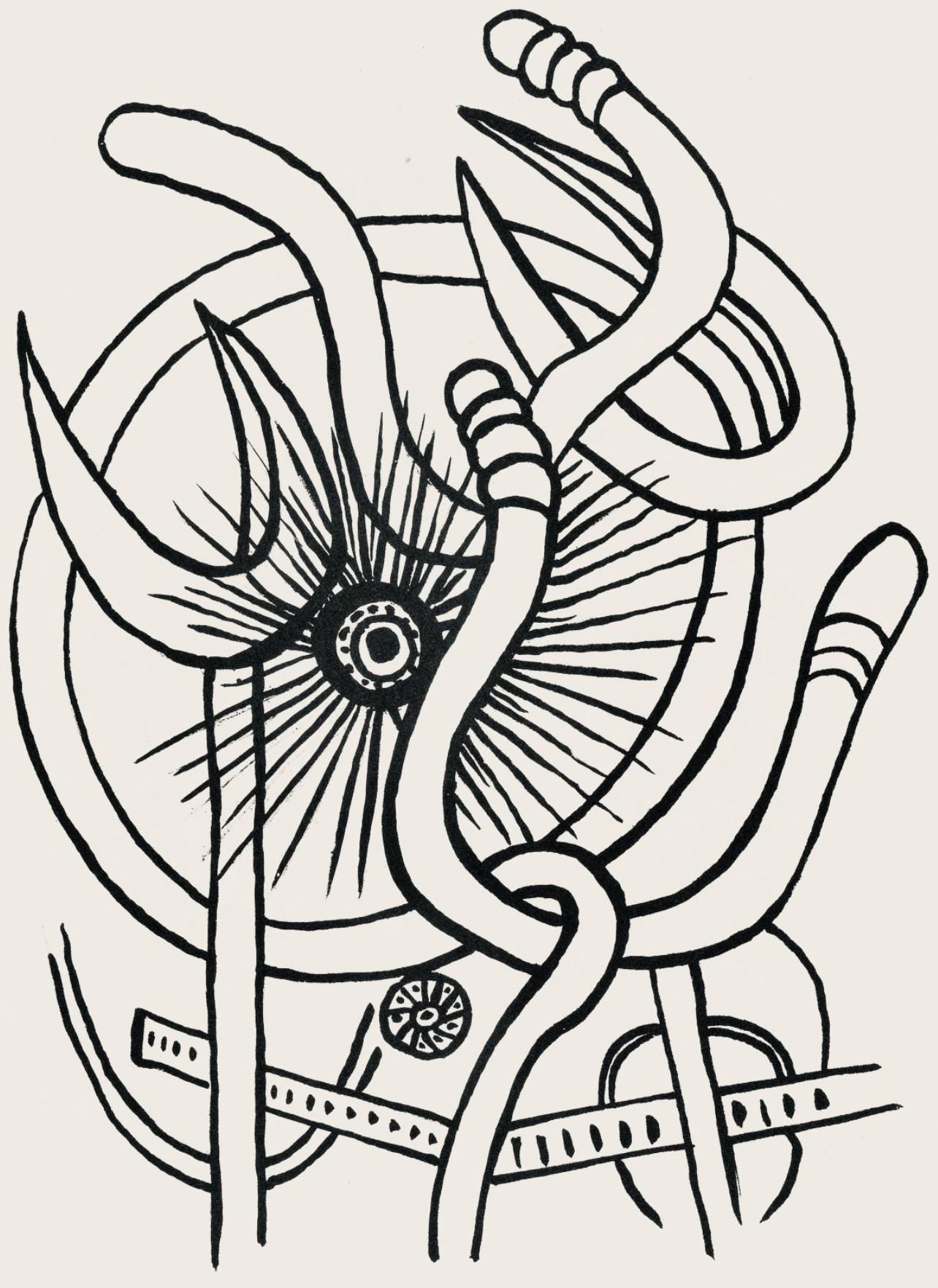 Fernand Lger, Composition, Cirque, Lithographies Originales, Lithograph