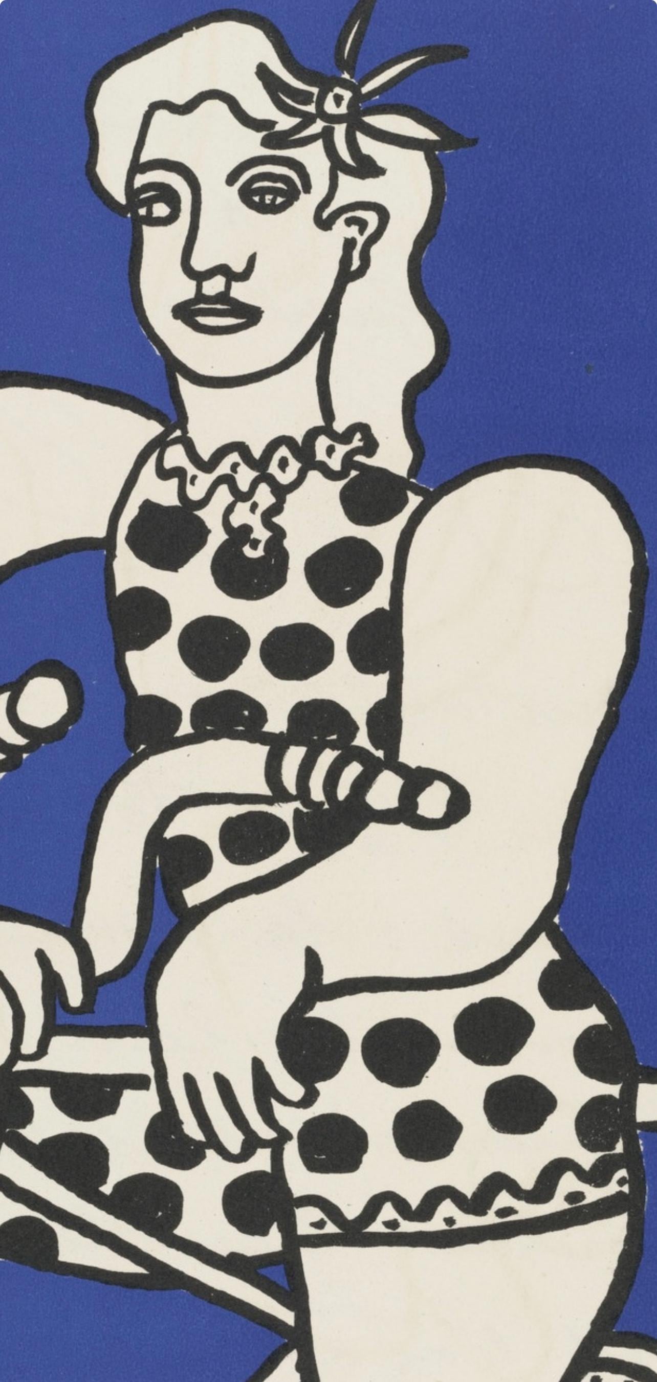 Fernand Lger, Composition, Cirque, Lithographies Originales, Lithograph