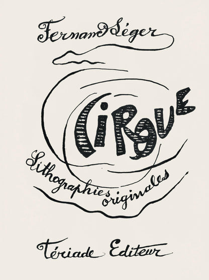 Fernand Lger, Composition, Cirque, Lithographies Originales, Lithograph