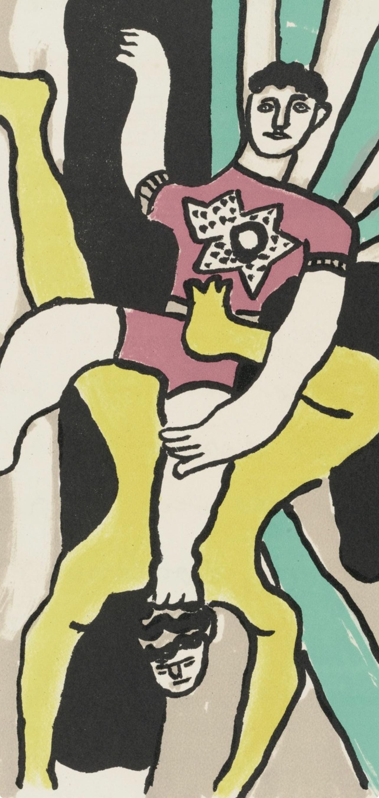 Fernand Lger, Composition, Cirque, Lithographies Originales, Lithograph