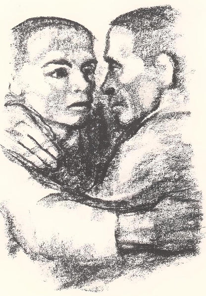 Kthe Kollwitz, Brotherhood (Verbrderung), Lithograph