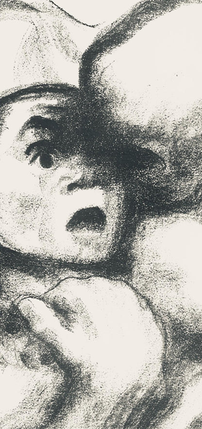Kthe Kollwitz, Death Seizes A Woman (Tod Packt Eine Frau), Lithograph