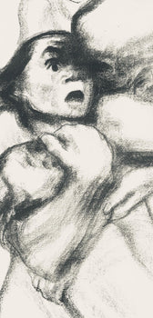 Kthe Kollwitz, Death Seizes A Woman (Tod Packt Eine Frau), Lithograph