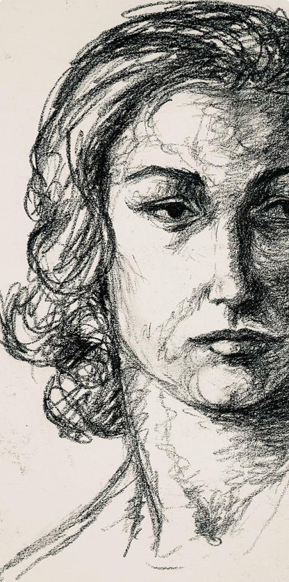 Ian Hornak, Renaissance Female Figure Study, 1963, Original Drawing