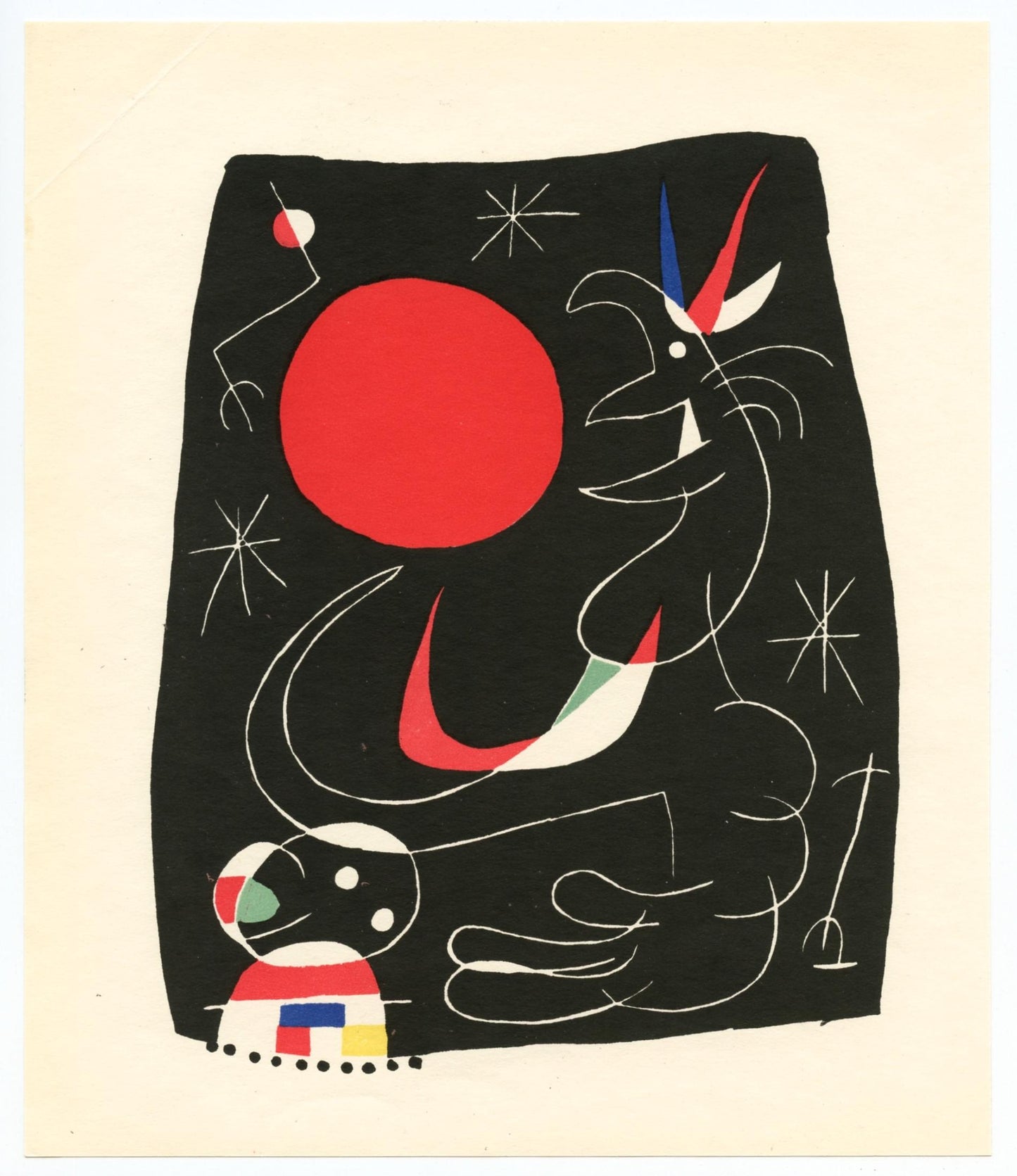 Joan Mir, Composition (Cramer 39), Joan Mir, Lithograph