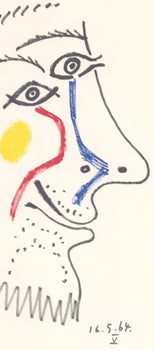 Pablo Picasso, Composition, Le Got Du Bonheur (Cramer 148; Bloch 2013), Mixed Media Lithograph