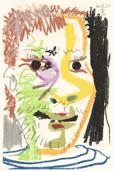 Pablo Picasso, Composition, Le Got Du Bonheur (Cramer 148; Bloch 2013), Mixed Media Lithograph