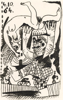 Pablo Picasso, Composition, Le Got Du Bonheur (Cramer 148; Bloch 2013), Mixed Media Lithograph