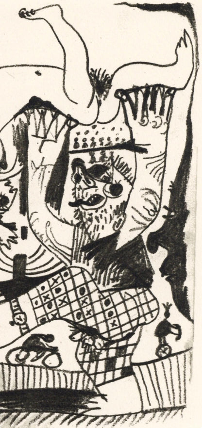 Pablo Picasso, Composition, Le Got Du Bonheur (Cramer 148; Bloch 2013), Mixed Media Lithograph