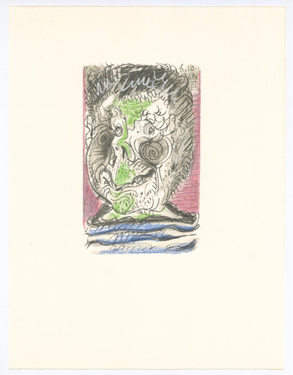 Pablo Picasso, Composition, Le Got Du Bonheur (Cramer 148; Bloch 2013), Mixed Media Lithograph