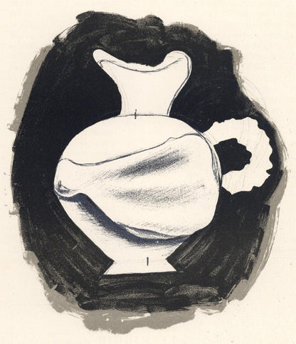 Georges Braque, Nature Morte, Derrire Le Miroir, Lithograph