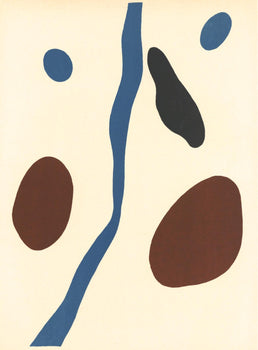 Hans Jean Arp, Composition, Derrire Le Miroir, Lithograph