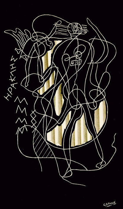 Georges Braque, Hercules, Derrire Le Miroir, Lithograph