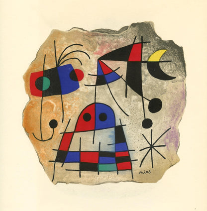 Joan Mir, Composition (Mourlot 206), Mir, Recent Paintings, Lithograph