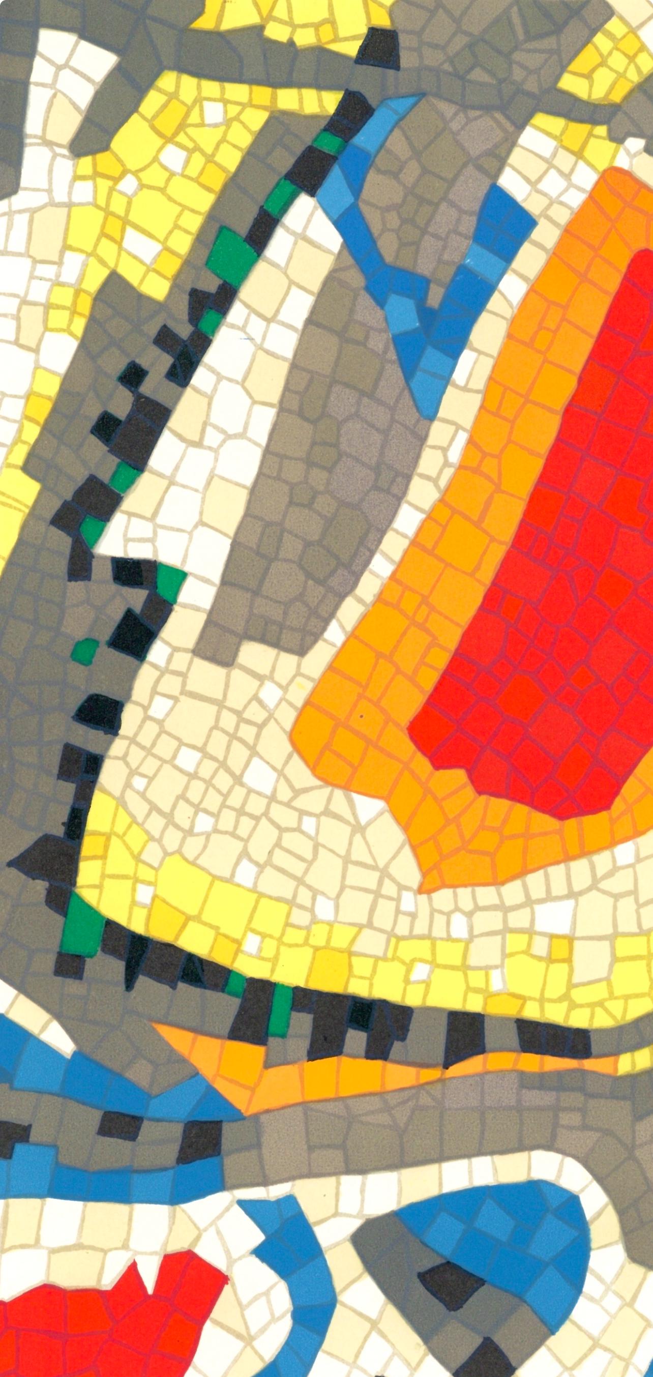 Jean Bazaine, Composition, Derrire Le Miroir, Lithograph