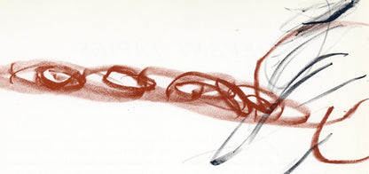 Antoni Tpies, Composition, Derrire Le Miroir, Lithograph