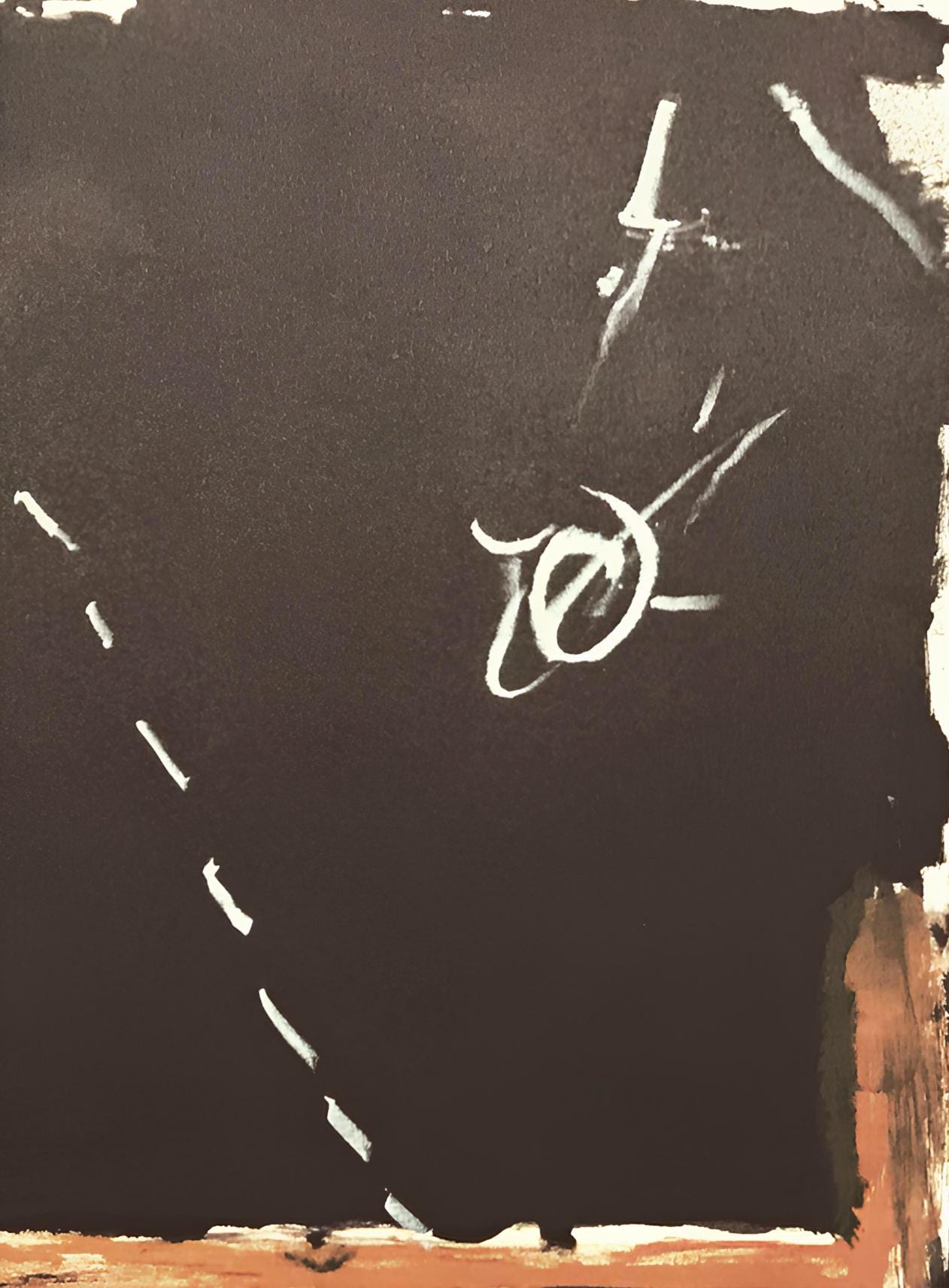 Antoni Tpies, Composition, Derrire Le Miroir, Lithograph