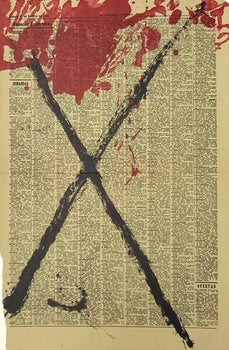 Antoni Tpies, Composition, Derrire Le Miroir, Lithograph