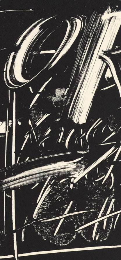 Antoni Tpies, Composition, Derrire Le Miroir, Lithograph