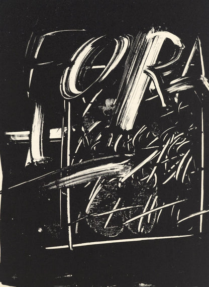 Antoni Tpies, Composition, Derrire Le Miroir, Lithograph