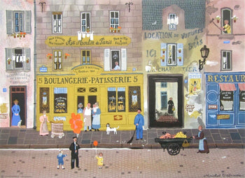 Michel Delacroix, Au Moulin De Paris, Lithograph
