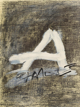 Antoni Tpies, Composition, Derrire Le Miroir, Lithograph