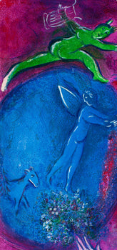 Marc Chagall, Songe De Lamon Et De Dryas, Daphnis Et Chlo, Hliogravure